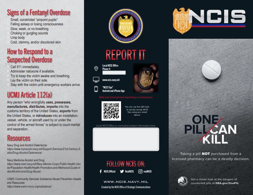 One Pill Can Kill Brochure